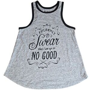 Harry‎ Potter Marauder's Map Tank Top, Gray, Size XS